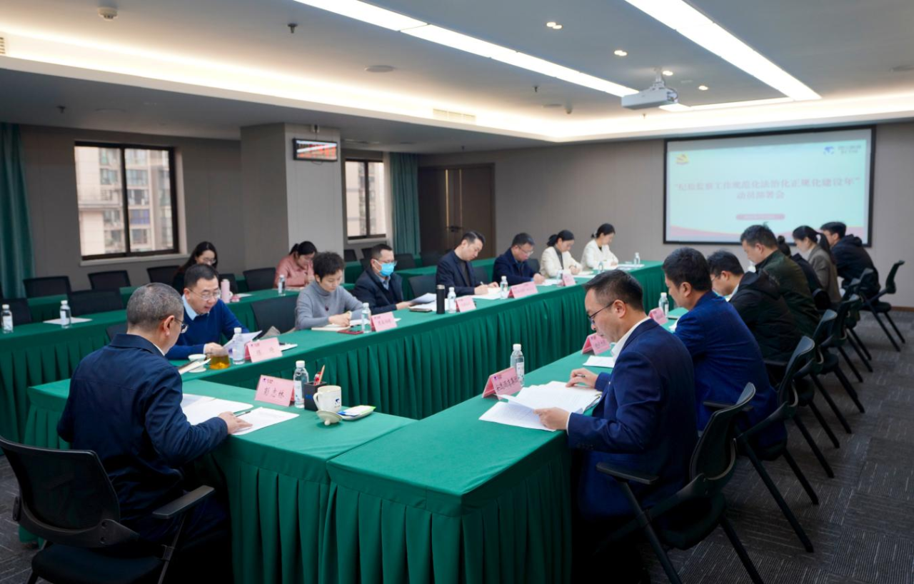 省纪委监委驻省旅投集团纪检监察组召开“纪检监察工作规范化法治化正规化建设年”行动动员部署会议